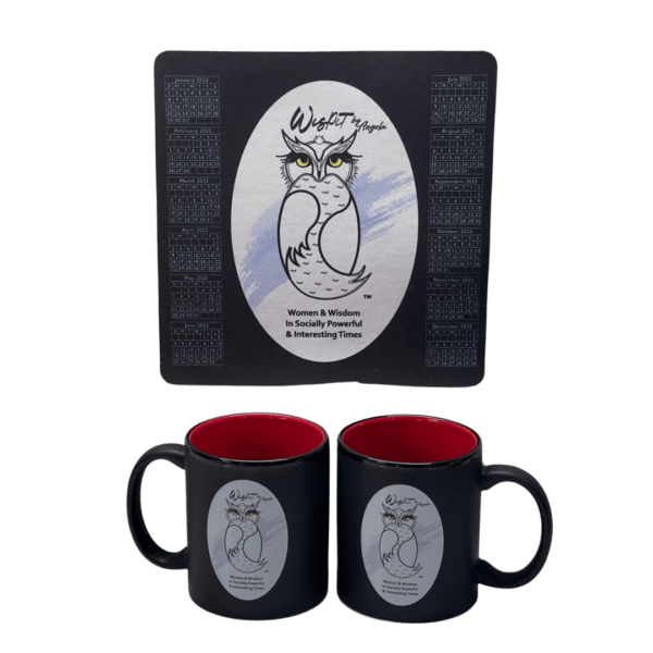 Wispit By Angela- Mouse Pad & Cup